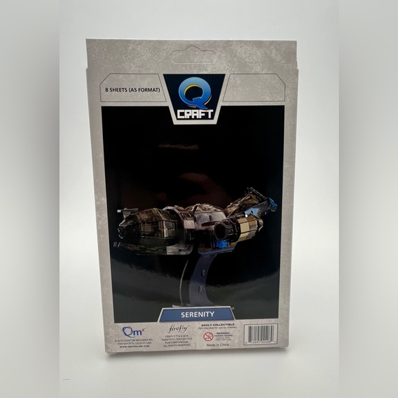 Serenity/Firefly “Q-Craft” cardboard cutouts ”Serenity” & “Alliance Cruiser”✨ - Picture 6 of 6